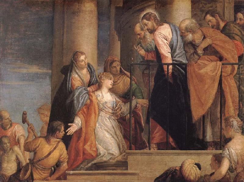 Raising of the youth of Nain, VERONESE (Paolo Caliari)